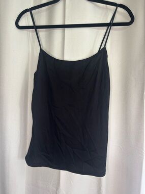 Vintage Joseph Ribkoff Black Spaghetti Strap Camisole Tank Top Basic Whimsigoth